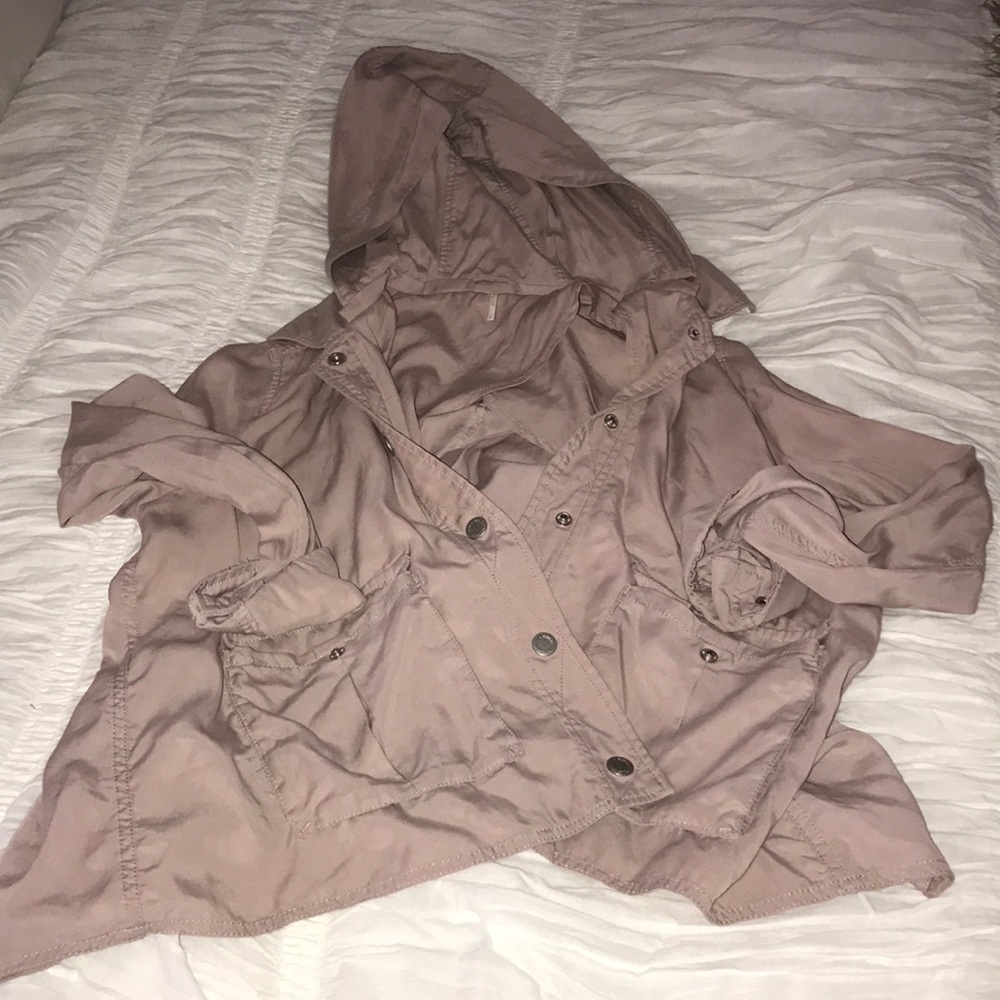 Free people blush pink jacket